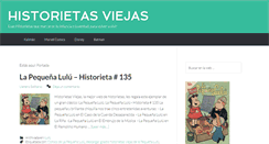 Desktop Screenshot of historietasviejas.com